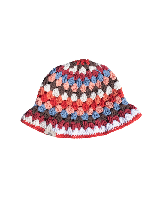 Bucket hat - framboises